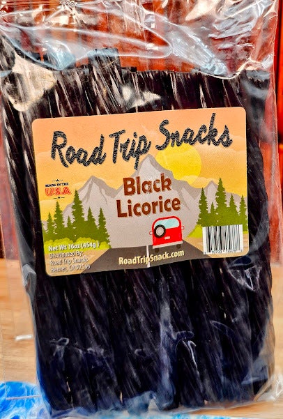 road trip snacks licorice